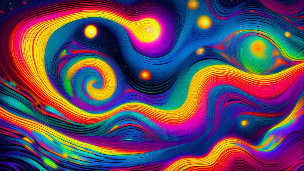 Cosmic Comet wallpaper