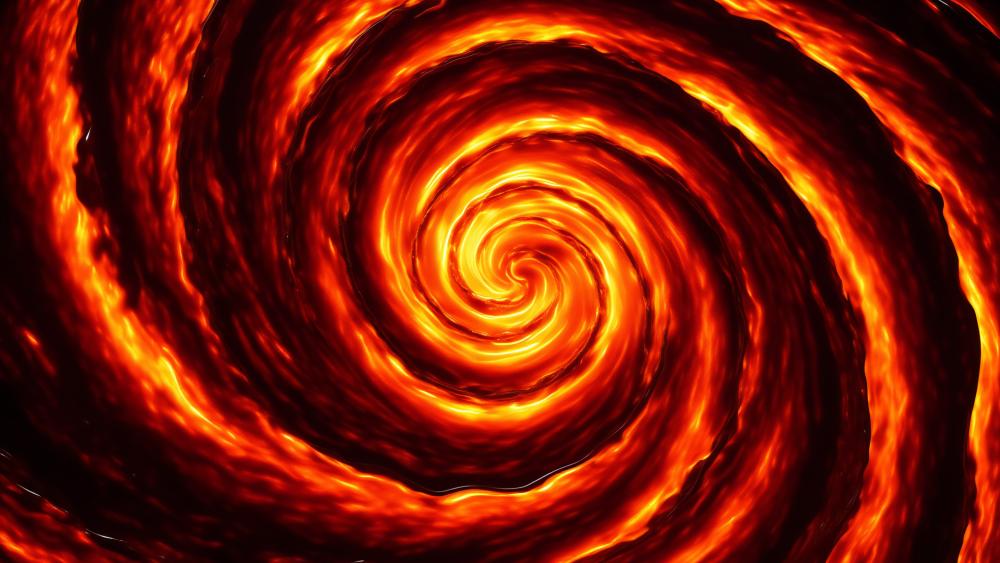 Molten Spiral wallpaper