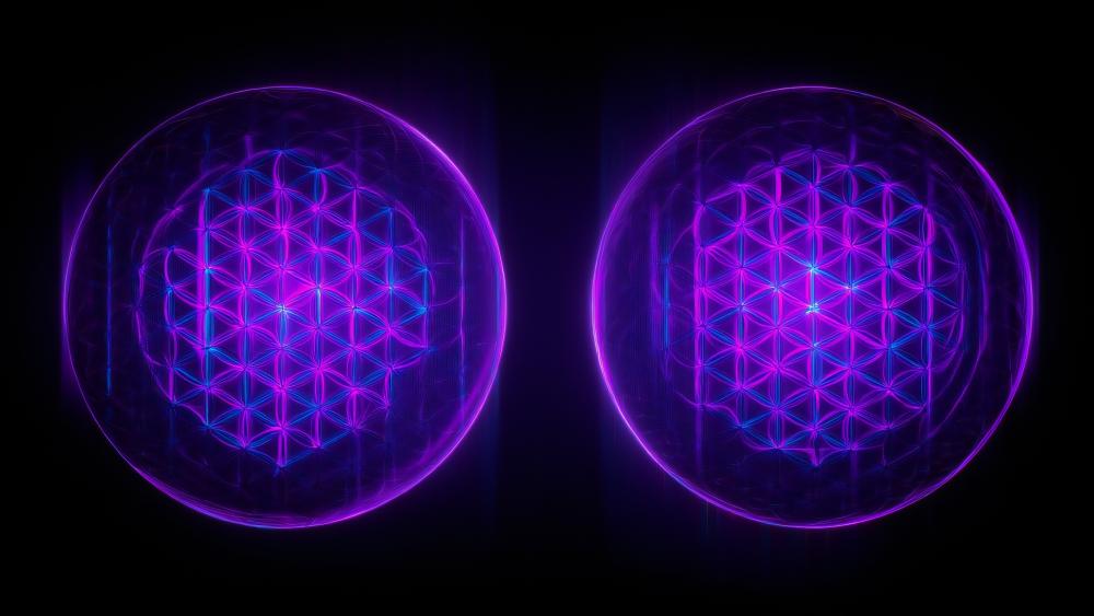 Purple Circles wallpaper