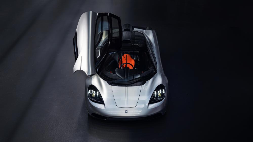 Gordon Murray T.50 Dreamcar Top View in Cinematic 8K wallpaper