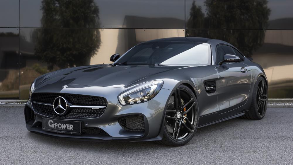 Sleek Mercedes AMG GT S in Graphite 4K Performance Style wallpaper