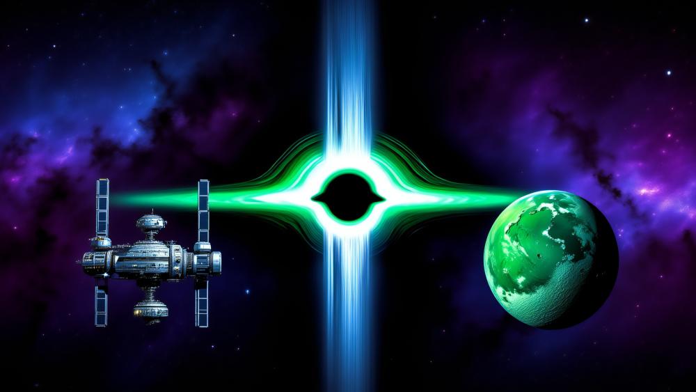 Side OF A Black Hole wallpaper