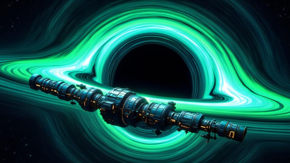 Black Hole Station wallpaper