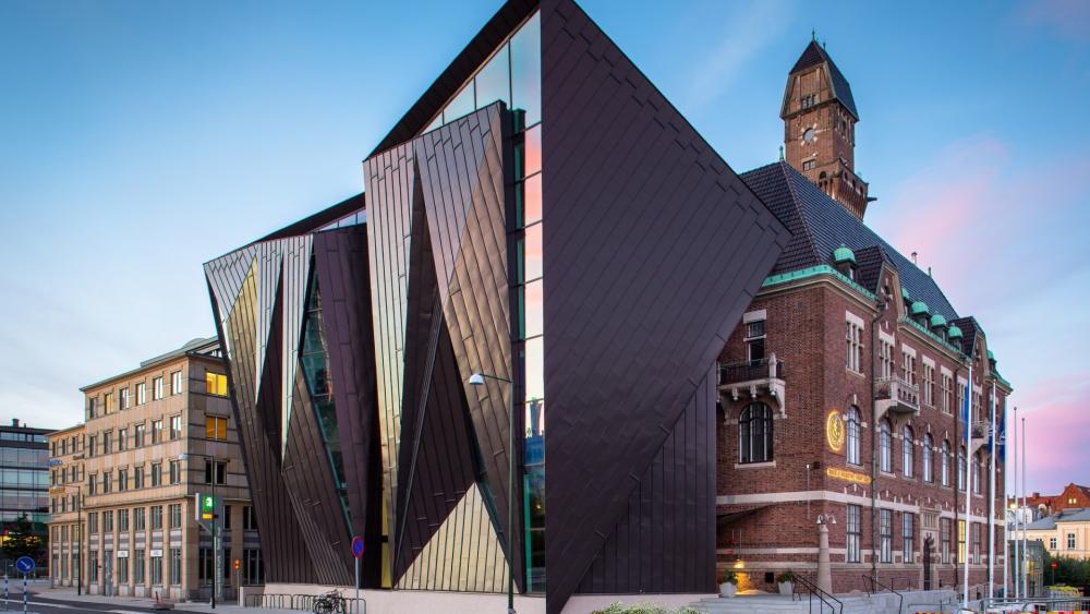 Modern Facets at World Maritime University Malmö Sweden wallpaper