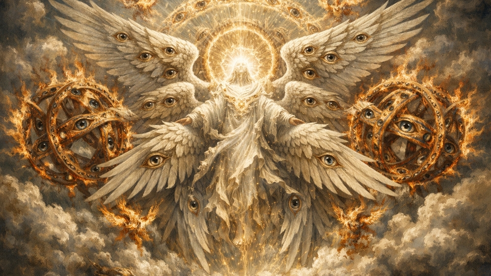 Seraphic Guardian of the Burning Heavens wallpaper