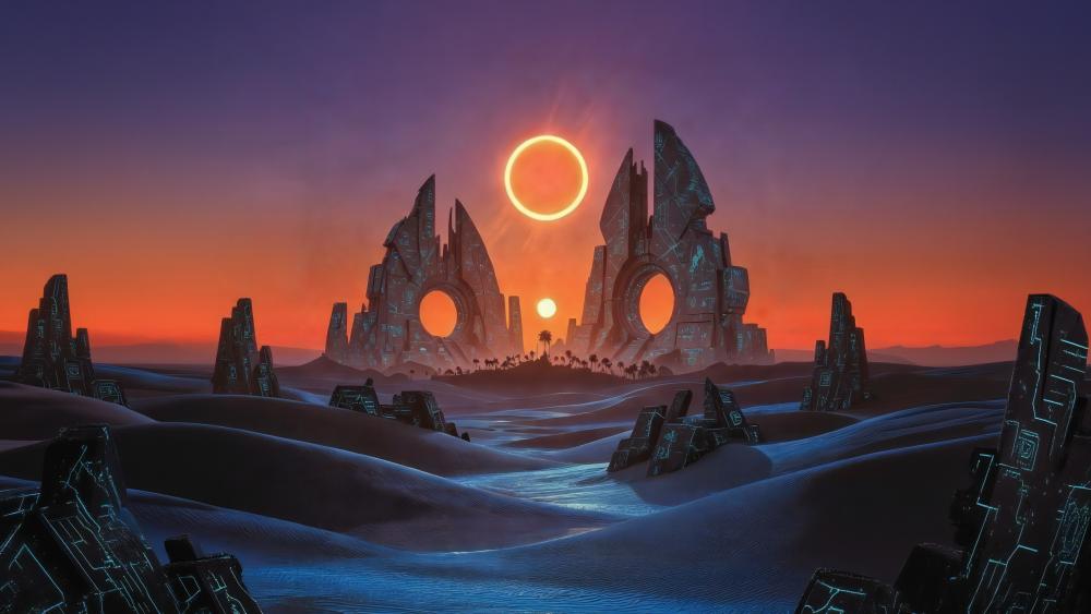 Ancient Portal wallpaper