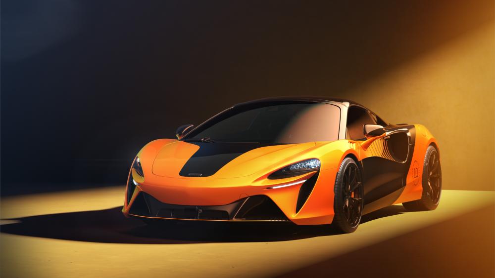 McLaren Artura Spider MCL39 Championship Edition in Radiant 4K Glow wallpaper