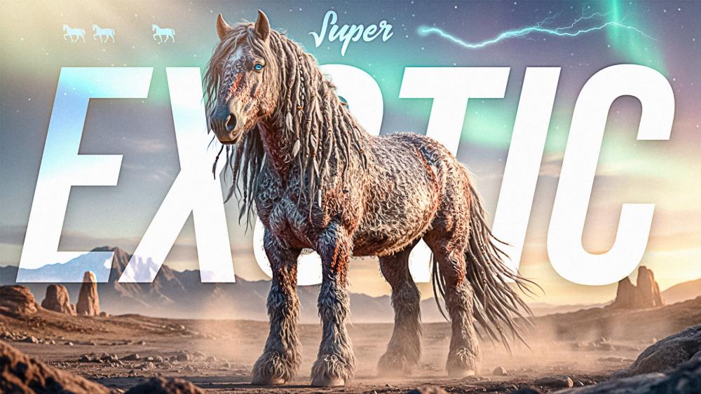 The Mystic Stallion: A Glimpse into the Exotic wallpaper
