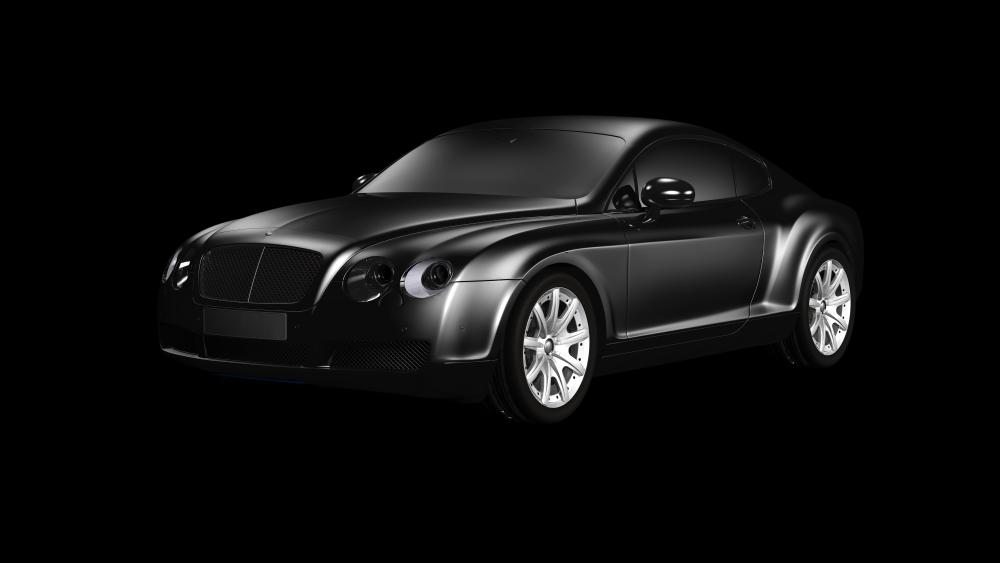 Bentley Continental GT Coupe in Shadowy 5K Elegance wallpaper