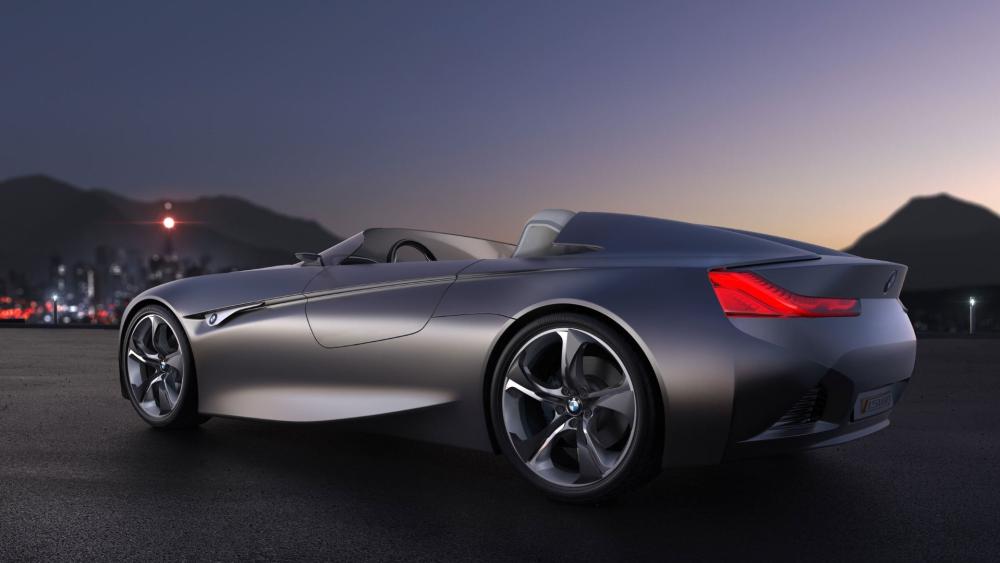 BMW Vision ConnectedDrive Dream Roadster at Dusk wallpaper
