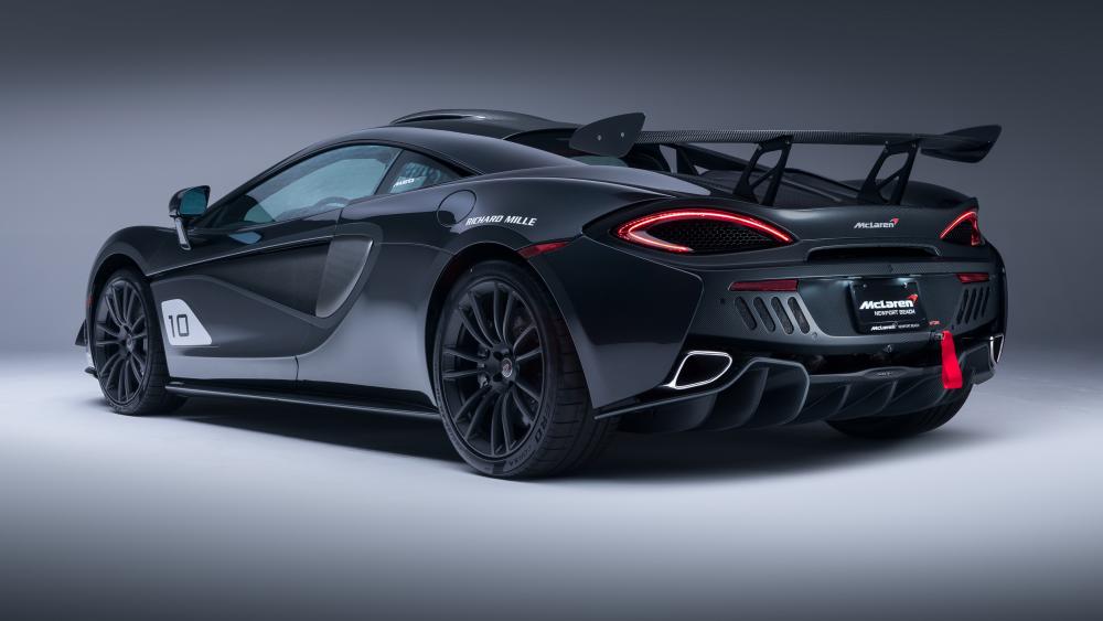 McLaren 570S Track Edition Rear View in Ultra Clean 4K wallpaper