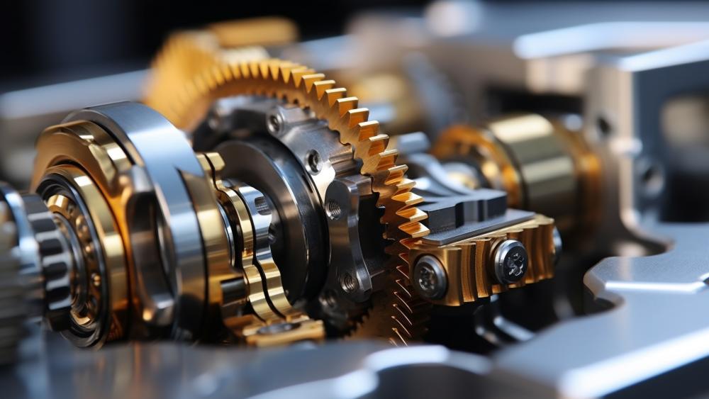 Precision Gearwork Macro in 5K Technics Elegance wallpaper