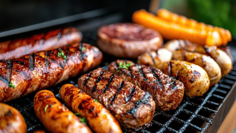 Sizzling Summer Barbecue Feast in 5K AI Art wallpaper