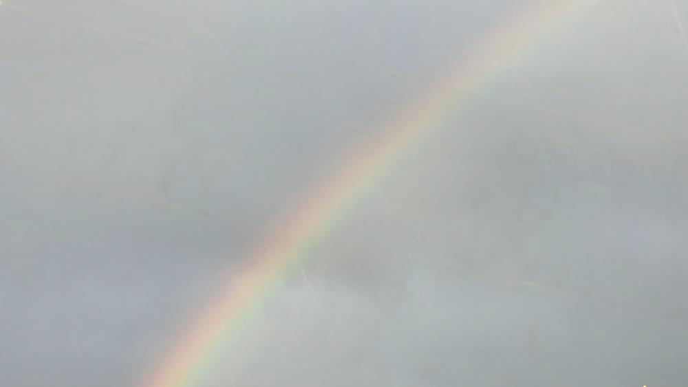 Rainbow In The Clouds wallpaper
