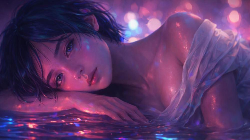 Reflections of Paradise wallpaper
