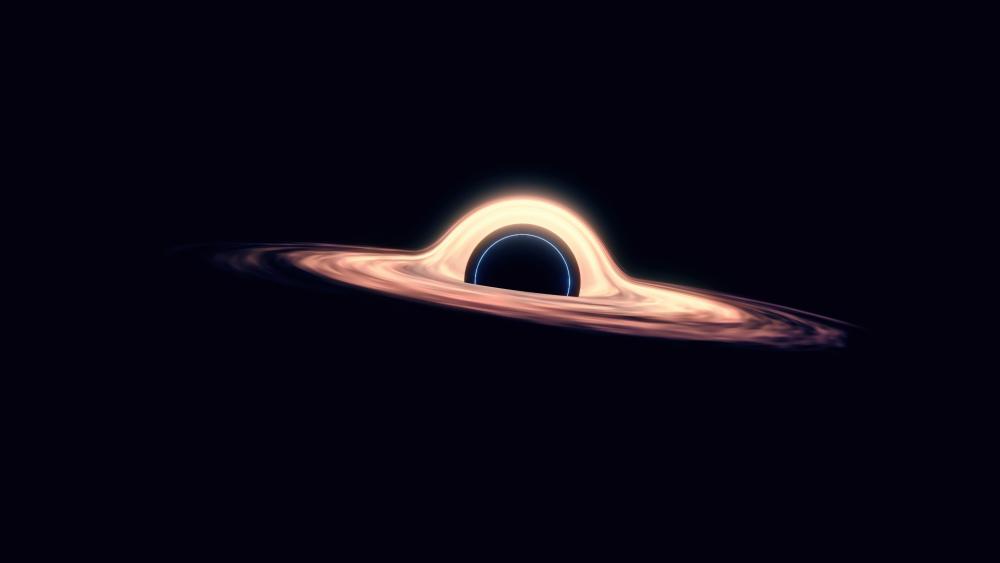 Supermassive black hole, at the center of our galaxy. wallpaper