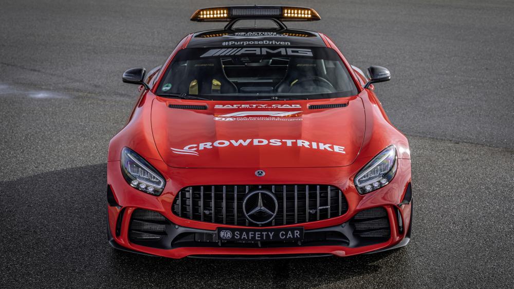 Mercedes AMG Safety Car On Track wallpaper
