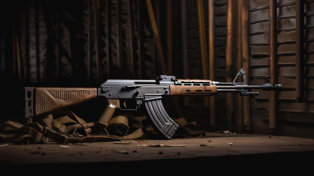 Classic Kalashnikov Tactical Display wallpaper