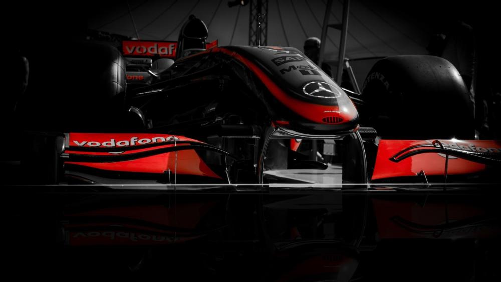 Shadowed McLaren Formula One Beast wallpaper