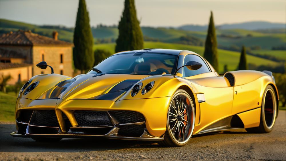 Yello Pagani wallpaper