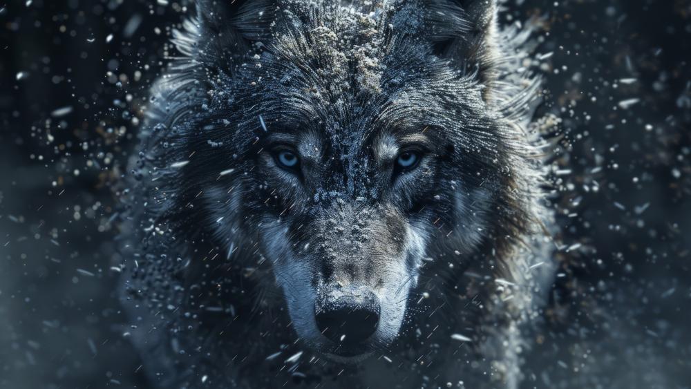 Winter Wolf Spirit wallpaper
