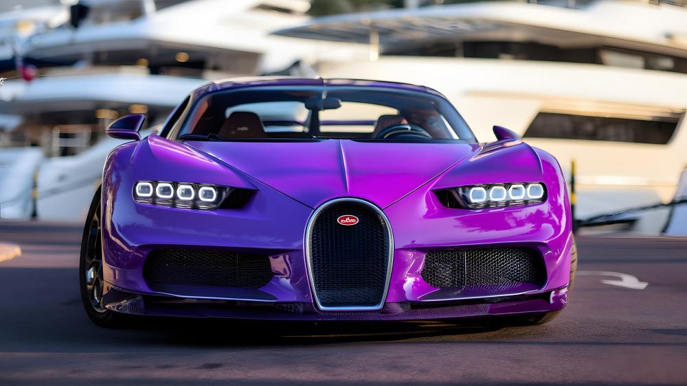 Candy Purple Bugatti wallpaper