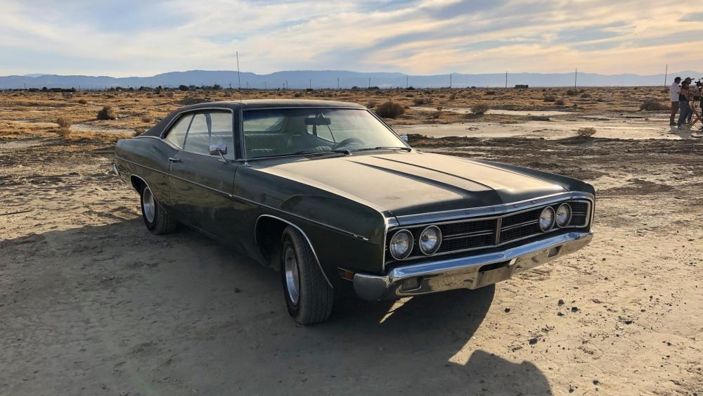 Classic Ford Galaxie Desert Cruiser wallpaper