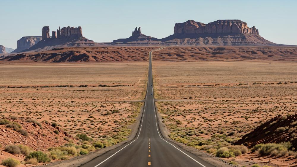 Endless Desert Highway wallpaper