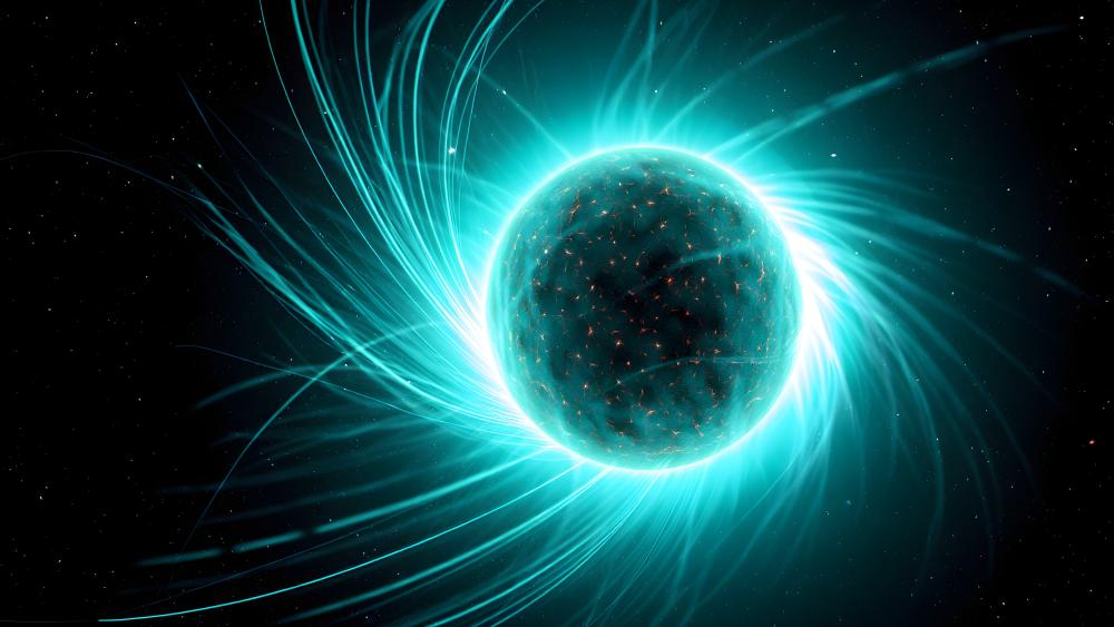 Cosmic Magnetic Eruption wallpaper