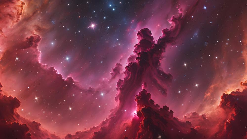 Pillars Of Creation Rise wallpaper