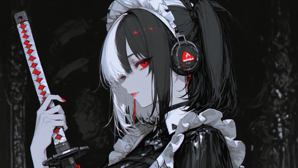 Crimson Samurai Melody wallpaper