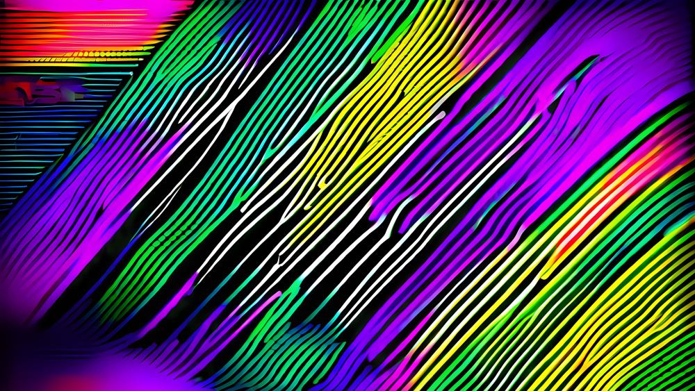 Electric Spectrum Flow wallpaper
