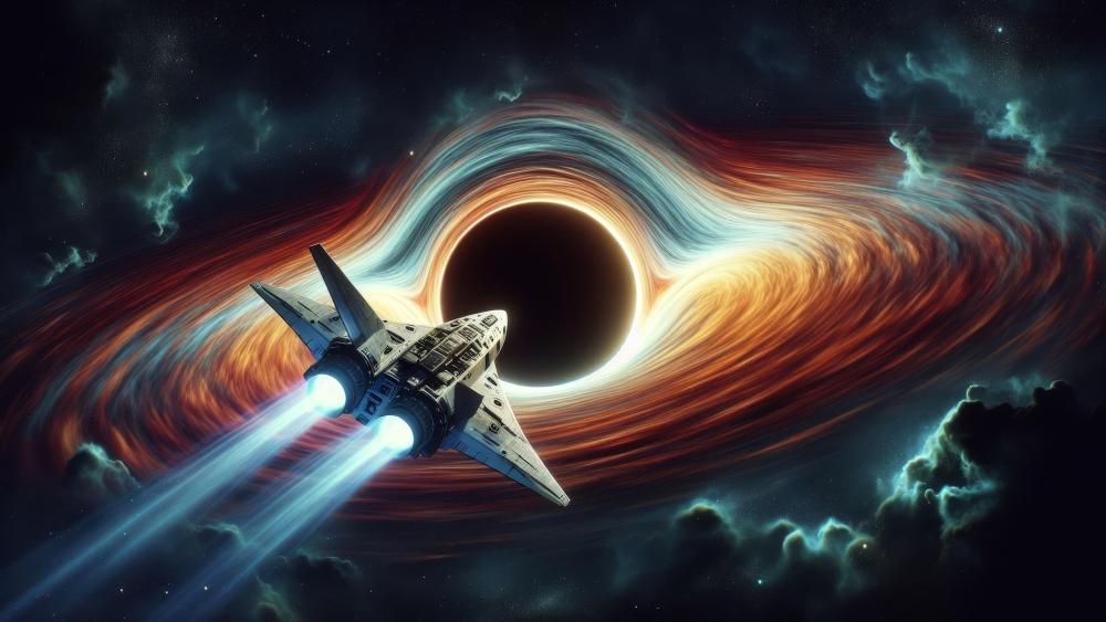 Voyage Beyond the Event Horizon wallpaper