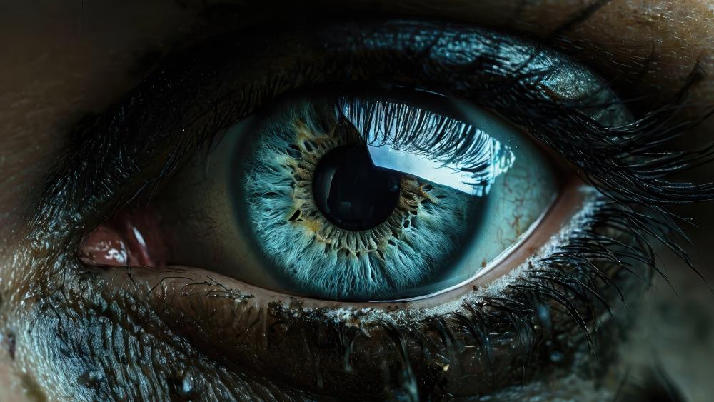 Human Eye of Quiet Reflection wallpaper