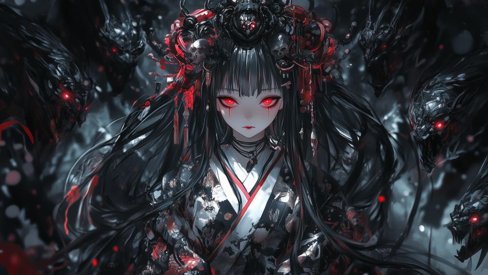 Gothic Requiem of the Crimson Eyed Maiden wallpaper