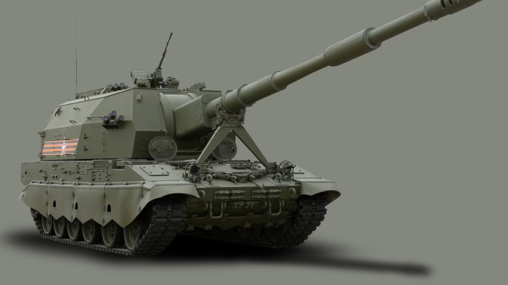 Modern Self Propelled Artillery Beast wallpaper