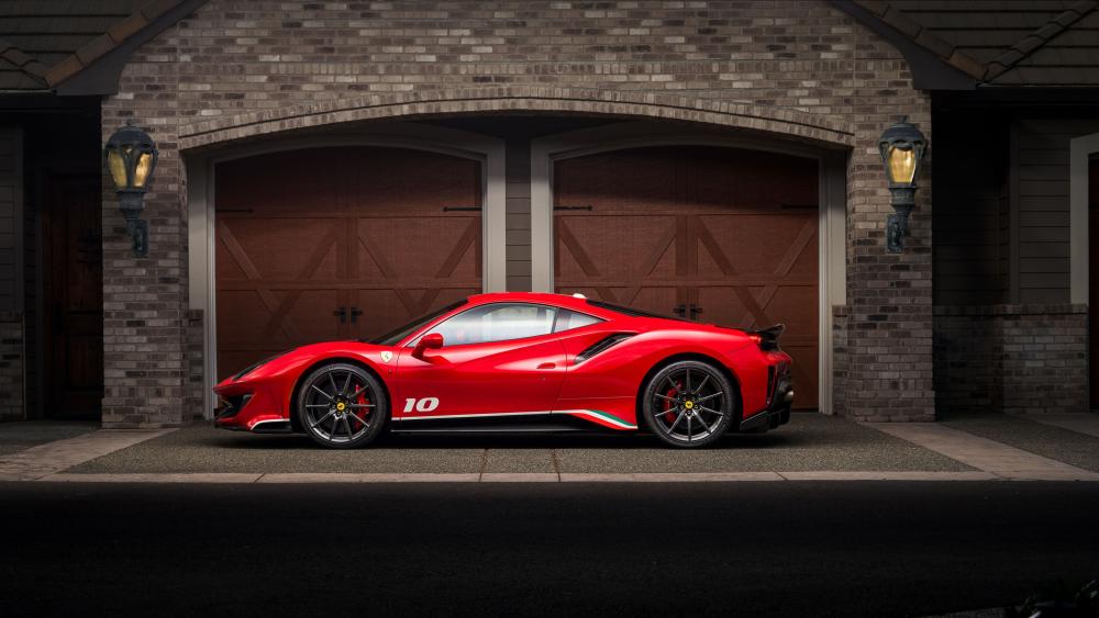 Ferrari 488 Pista Piloti Red wallpaper