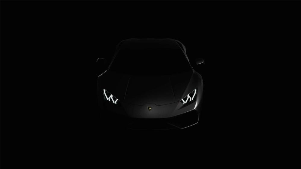 Shadowed Lamborghini Huracan wallpaper
