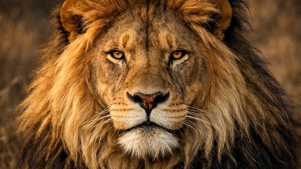 Majestic Lion Portrait wallpaper