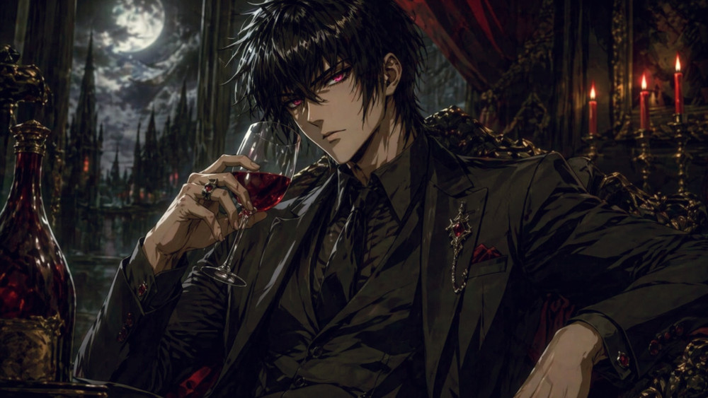 Midnight Gothic Anime Lord wallpaper