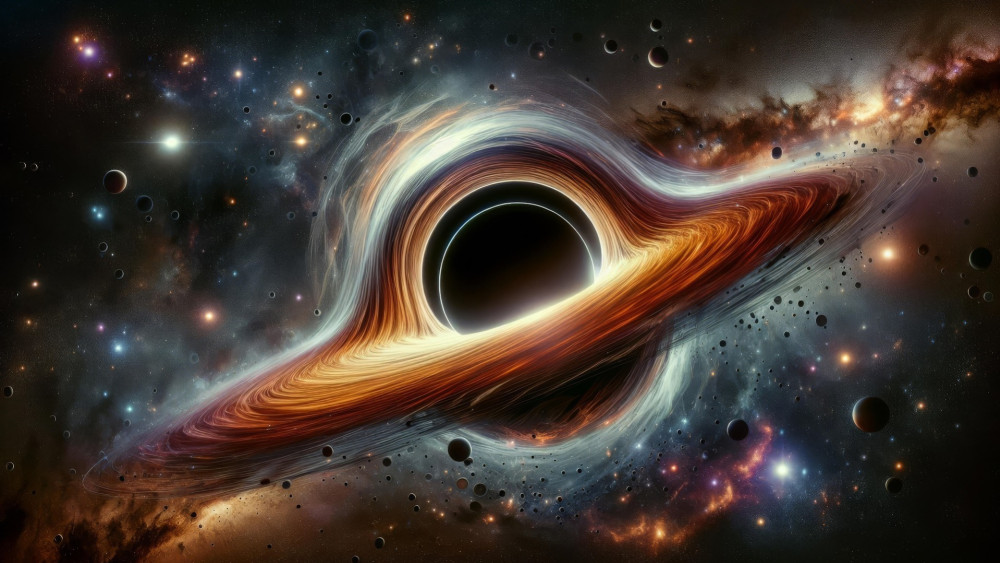 Cosmic Singularity in the Heart of Deep Space wallpaper