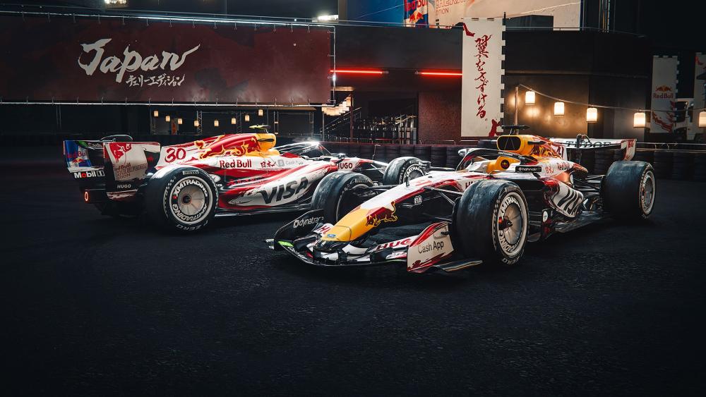 Night Pit Lane Formula Battle wallpaper