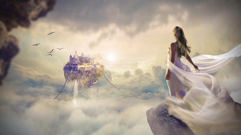 Dream of the Floating Kingdom wallpaper
