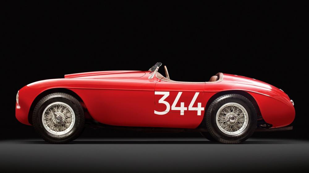 Classic Ferrari 166 MM Racing Elegance wallpaper