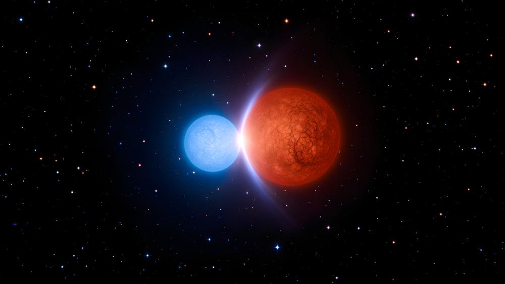 Binary Star System wallpaper