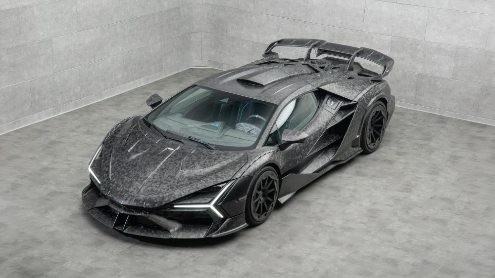 Lamborghini Revuelto Carbon Hypercar Showcase wallpaper