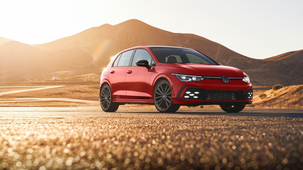 Volkswagen Golf GTI anniversary edition 2023 wallpaper