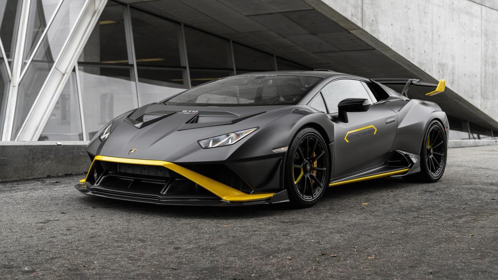 Lamborghini Huracán STO Matte wallpaper
