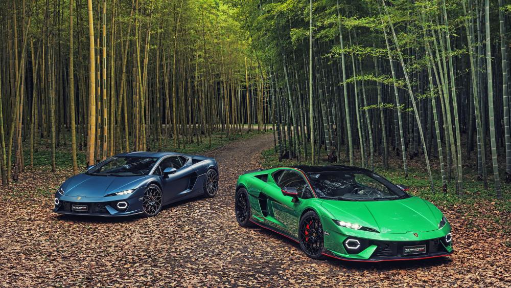 Lamborghini Temerario in Bamboo Serenity wallpaper