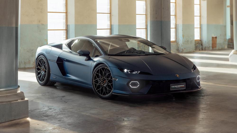 Lamborghini Temerario In Industrial Light wallpaper